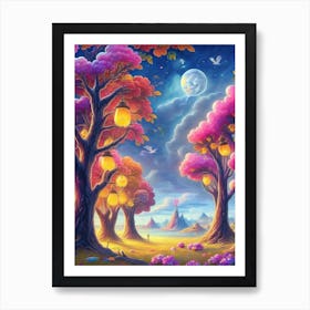 Fairytale Forest 2 Art Print