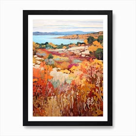 Autumn National Park Painting Arcipelago Di La Maddalena National Park 1 Art Print