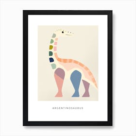 Nursery Dinosaur Art Argentinosaurus 2 Poster Art Print