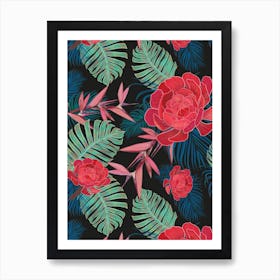 Artistic Floral Art Print