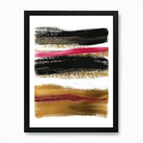 Abstract Brushstrokes Canvas Print 17 Art Print