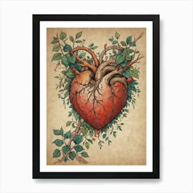 Heart Of Nature Art Print