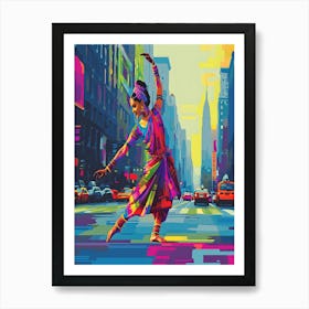 Indian Dancer Art Print