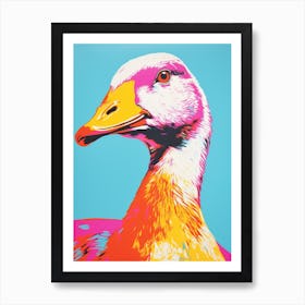 Andy Warhol Style Bird Goose 3 Art Print