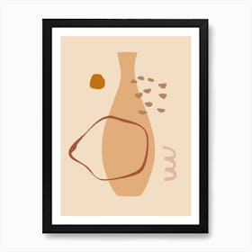 Vase With Some Seeds Art Print