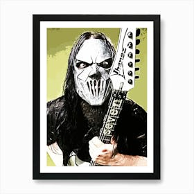 Mick Thomson slipknot metal band Art Print