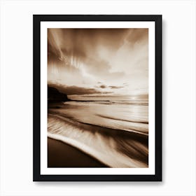 Sunset On The Beach 918 Art Print