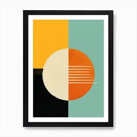 Mid Century Circle 2 Art Print