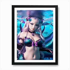 Mermaid-Reimagined 31 Art Print