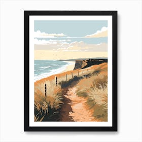 The Wales Coast Path Wales 3 Hiking Trail Landscape Art Print