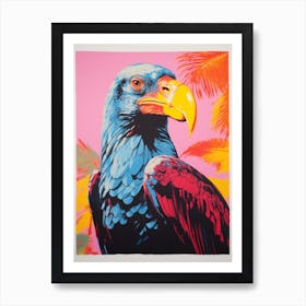 Colourful Bird Painting California Condor 3 Art Print