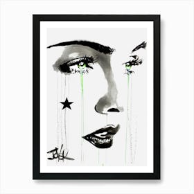 Black Star Art Print