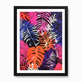 Tropical Leaves 1 Art Print