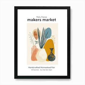 Paris, France Handcrafted Homestead Fair 2 Art Print