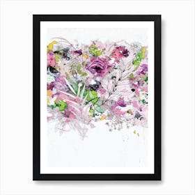 Abstract Floral Art 2 Art Print