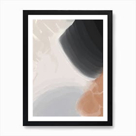 Abstract Coastline  Art Print