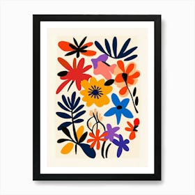 Abstract Floral Painting 2 Art Print