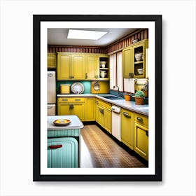 Yellow Kitchen Art Print