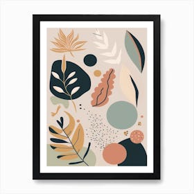 Abstract Leaves 8 Art Print