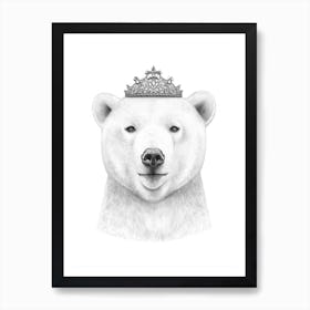 Queen Bear Art Print