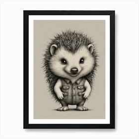 Hedgehog 21 Art Print