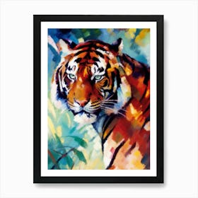 Tiger Watercolor Painting Art Print