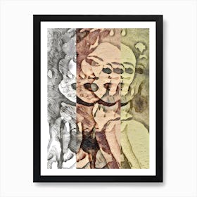 Portrait Of A Woman 56 Art Print