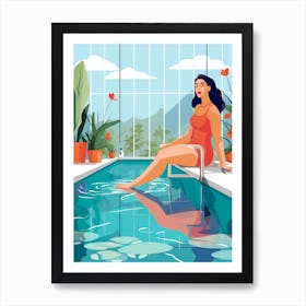 Body Positivity Hockney Inspired Prints 2 Art Print