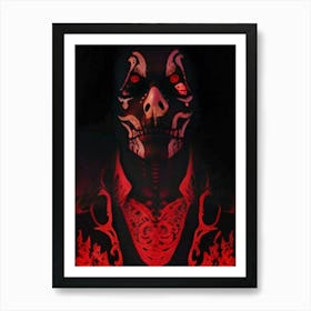 Aaa Skeleton  Art Print