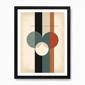 Dawn Of Bohemia; Mid Century Sunburst Art Print