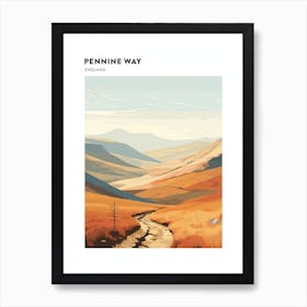 Pennine Way England 1 Hiking Trail Landscape Poster Art Print