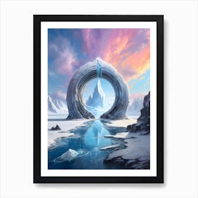 Snow Portal Art Print