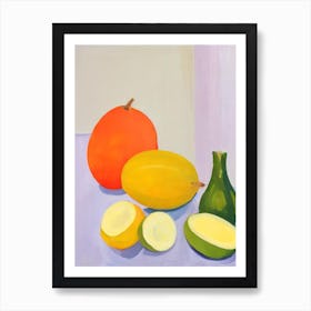 Spaghetti Squash Tablescape vegetable Art Print