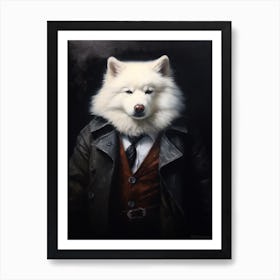 Gangster Dog American Eskimo Art Print