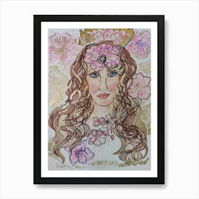 Pink be you Art Print