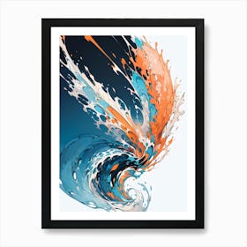 Water Splash 1 Art Print