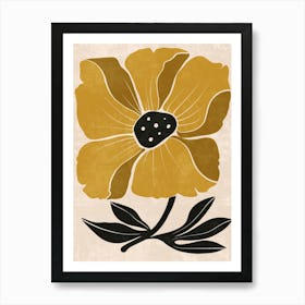 Yellow Poppy 2 Art Print