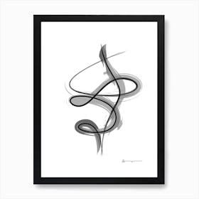 Spiral Strokes 10 Art Print