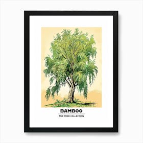 Bamboo Tree Storybook Illustration 1 Poster Art Print