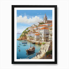 Portugal, Atlantic Ocean beach. 1 Art Print