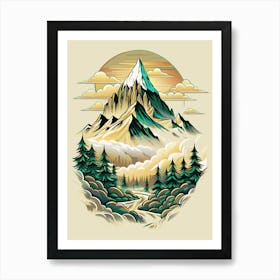 Mountain Landscape 1 Art Print