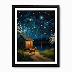 Starry Night 47 Art Print