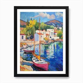 Bodrum Turkey 1 Fauvist Painting Art Print