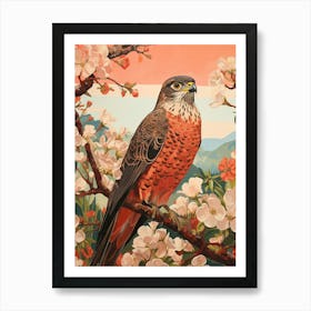 Eurasian Sparrowhawk 1 Detailed Bird Painting Art Print