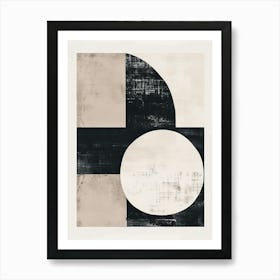 Conakry Stone Park Bauhaus Minimalist Art Print