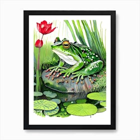 Froggie3 Art Print