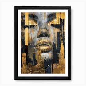 Gold City Art Print