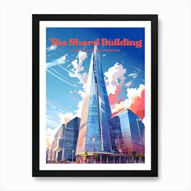 The Shard London London Bridge Tower Modern Travel Art Art Print