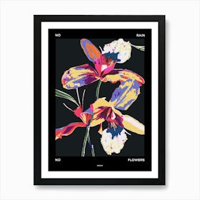 No Rain No Flowers Poster Orchid 2 Affiche