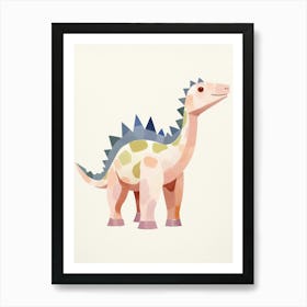 Nursery Dinosaur Art Pachycephalosaurus 4 Art Print